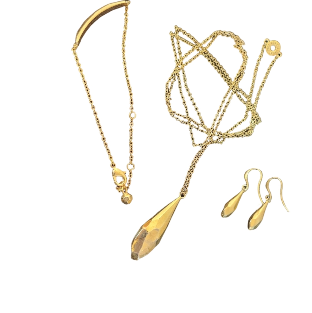 Pilgrim Gold Jewelry Set 27$